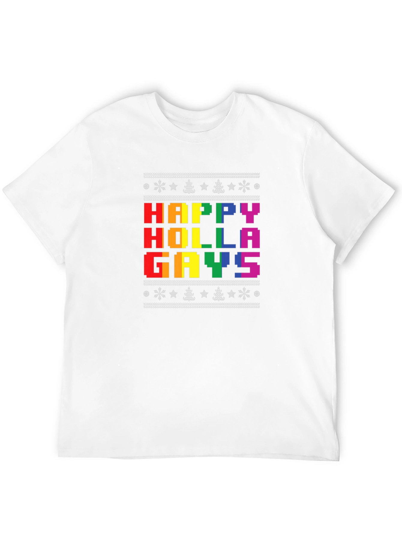 Happy Holla Gays T-Shirt - Pride Holiday Tee