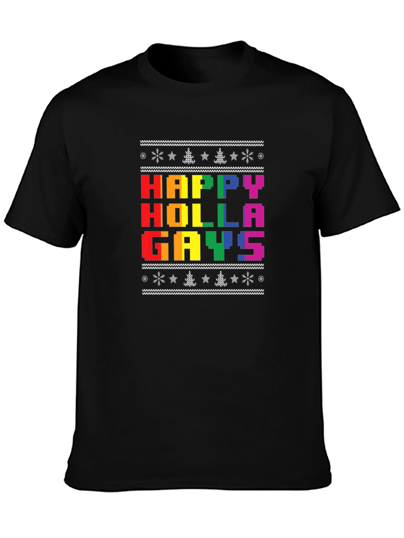 Happy Holla Gays T-Shirt - Pride Holiday Tee