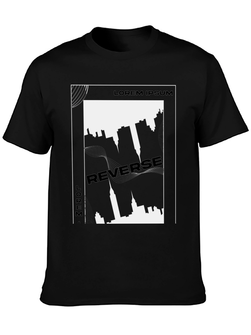 Urban Reverse Print Graphic Tee