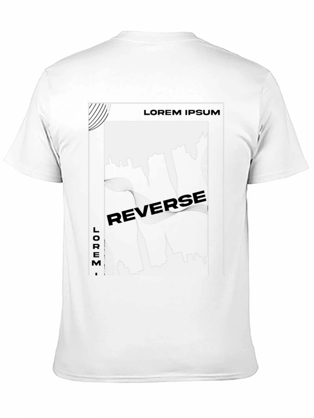 Urban Reverse Print Graphic Tee