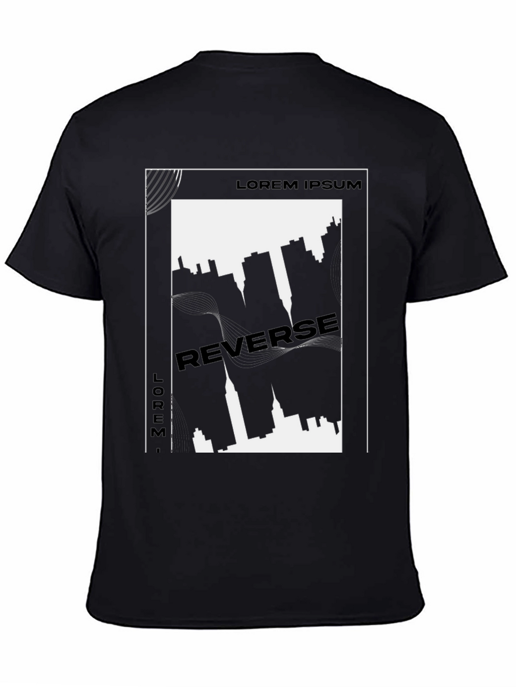 Urban Reverse Print Graphic Tee