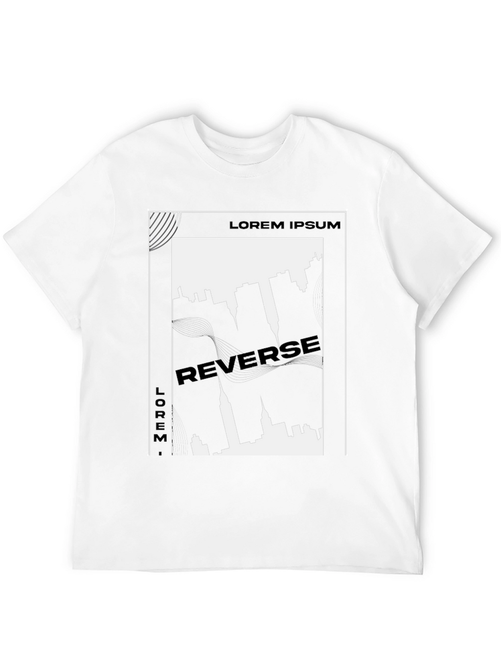 Urban Reverse Print Graphic Tee
