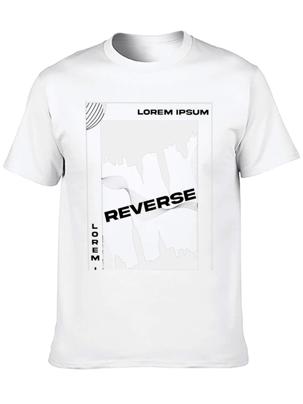 Urban Reverse Print Graphic Tee