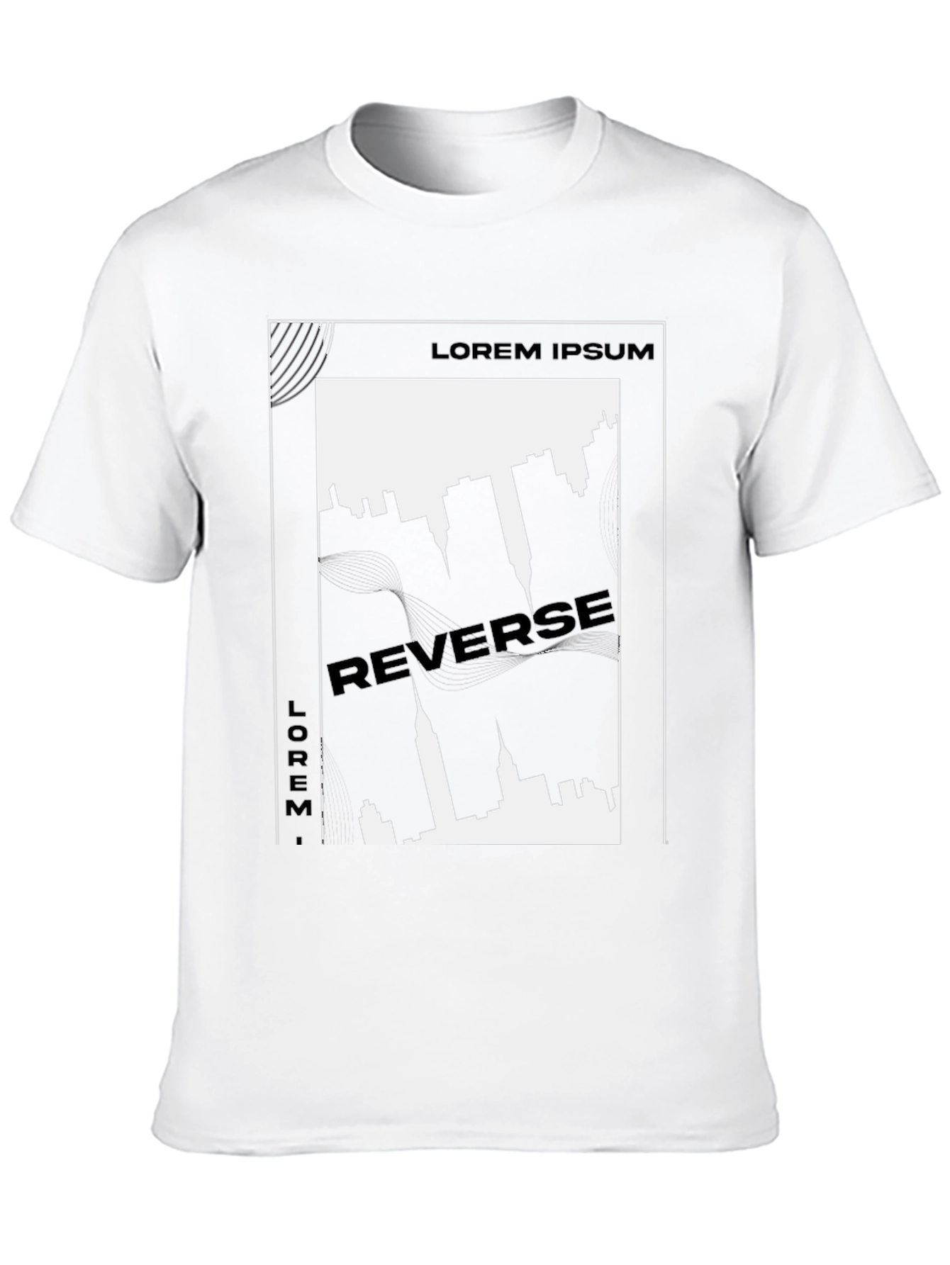 Urban Reverse Print Graphic Tee