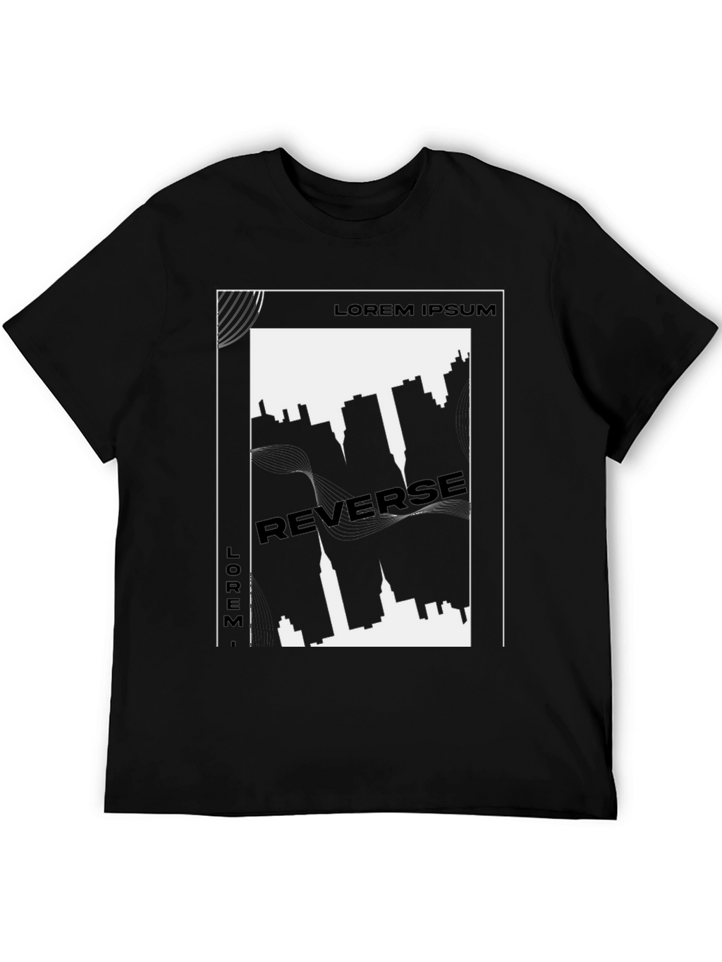 Urban Reverse Print Graphic Tee