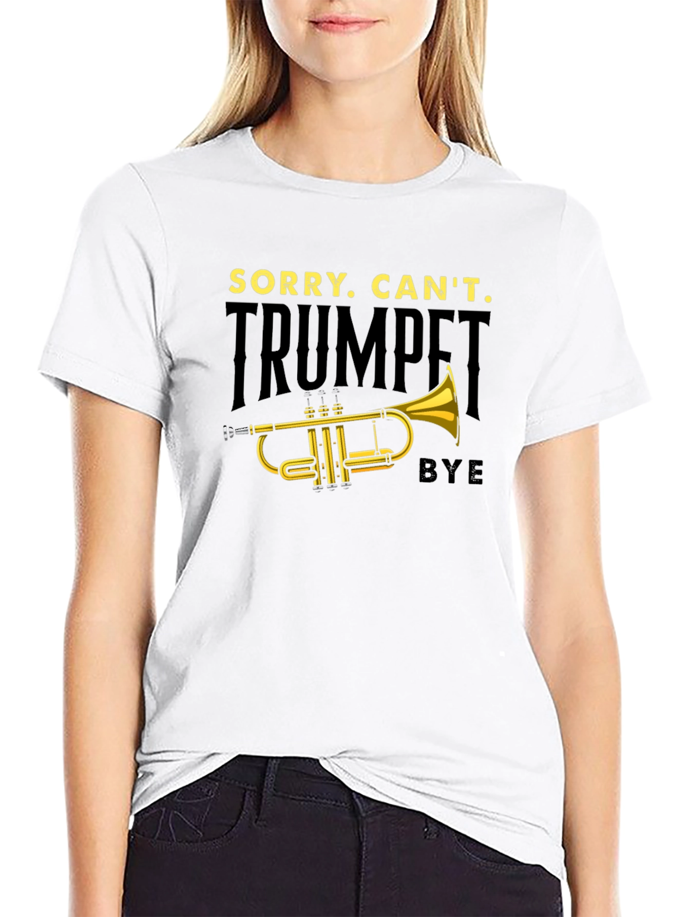 Trumpet Player T-Shirt: Sorry Cant Bye
