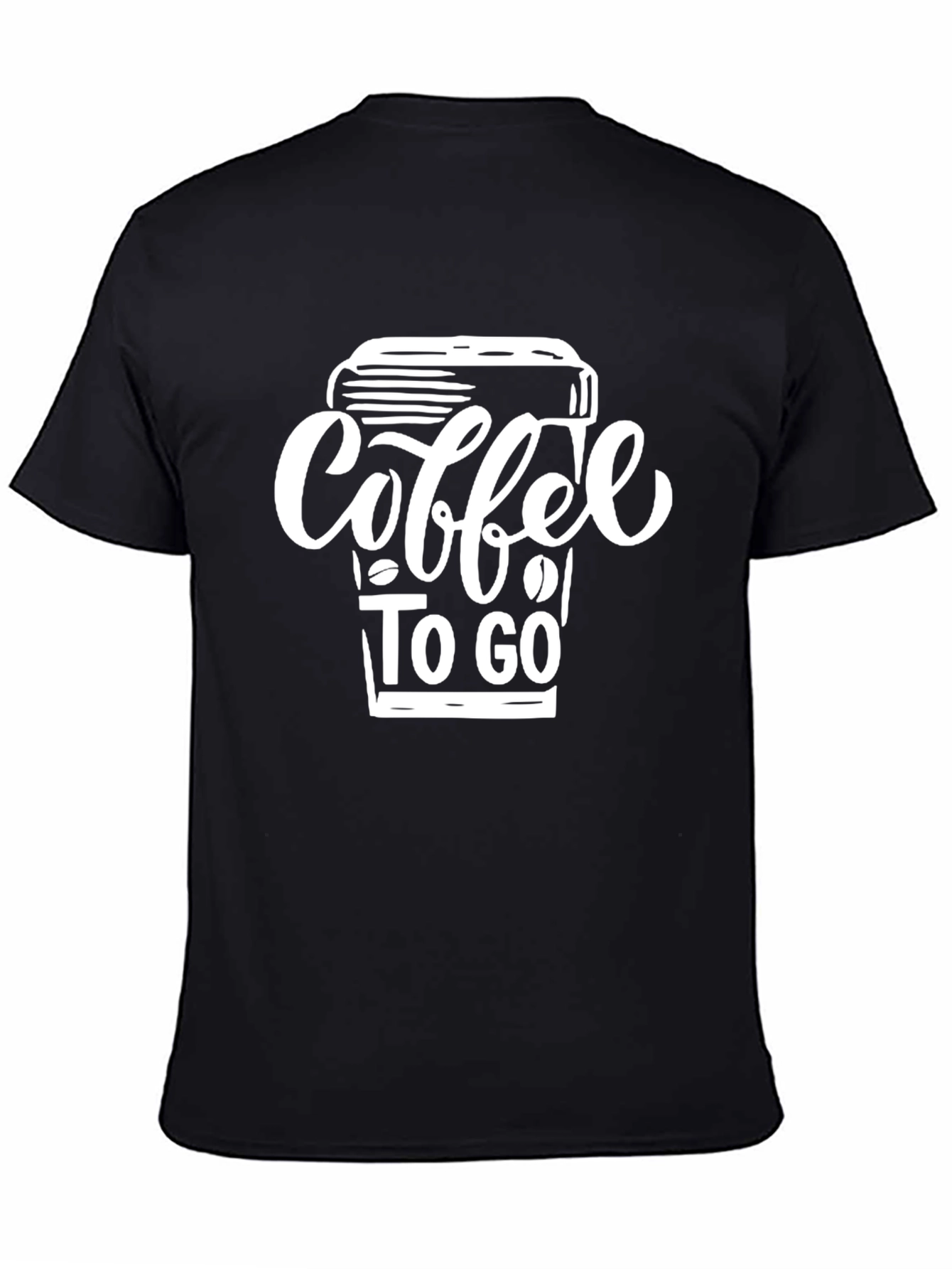 Coffee To Go Black T-Shirt