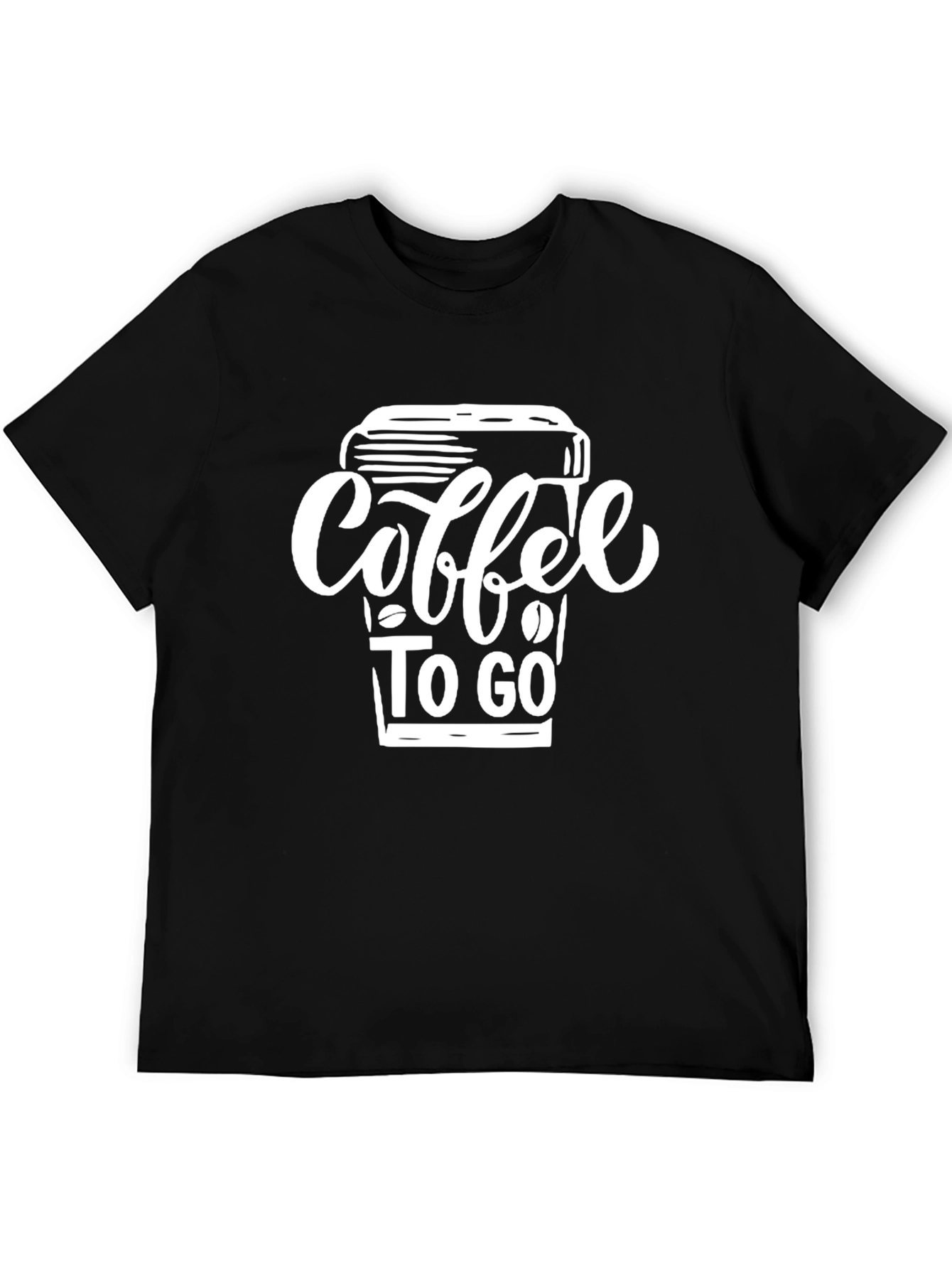 Coffee To Go Black T-Shirt