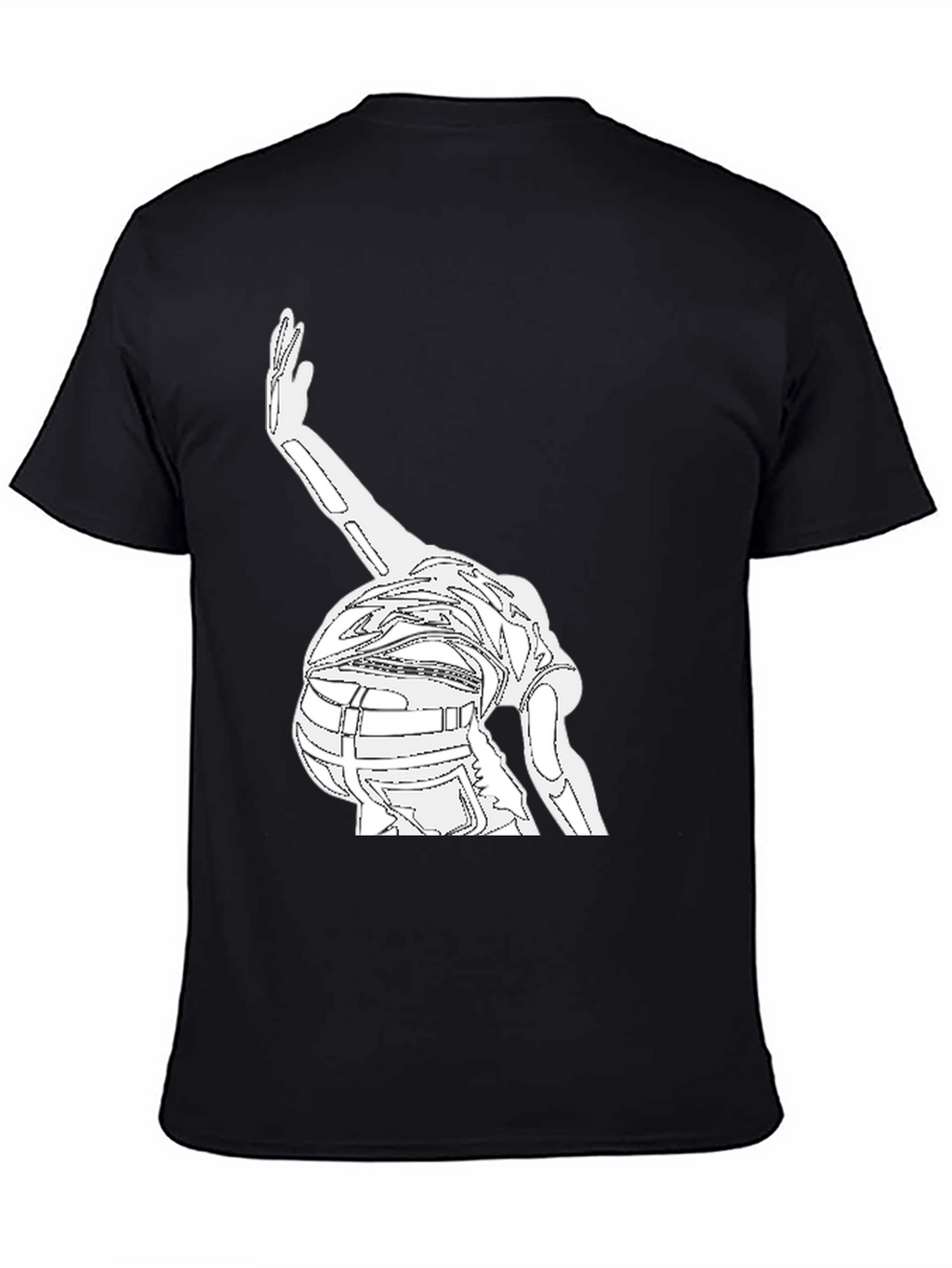 Outline Dancer Graphic Black T-Shirt
