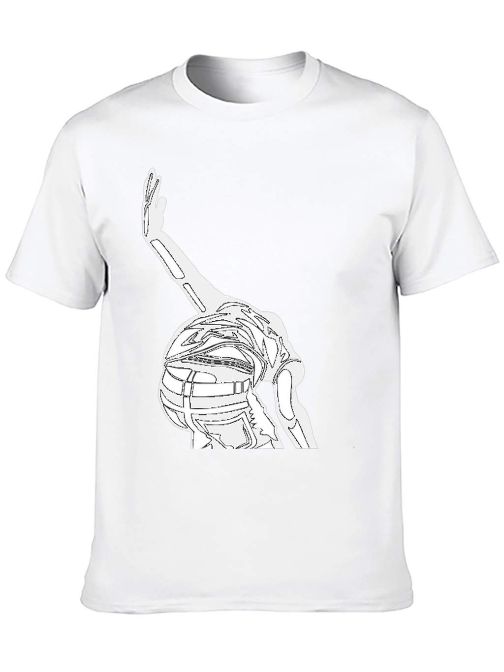 Outline Dancer Graphic Black T-Shirt