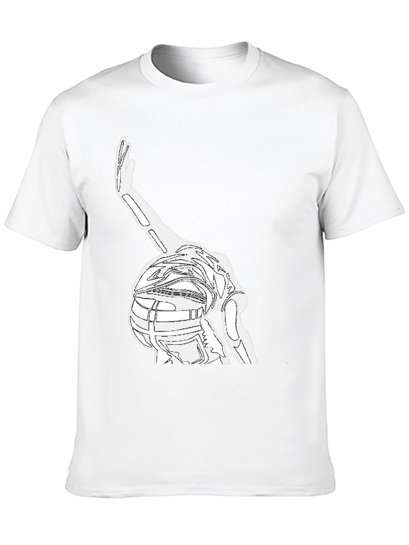 Outline Dancer Graphic Black T-Shirt