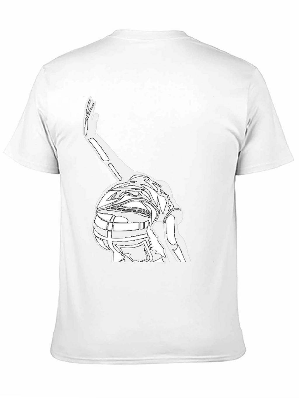 Outline Dancer Graphic Black T-Shirt