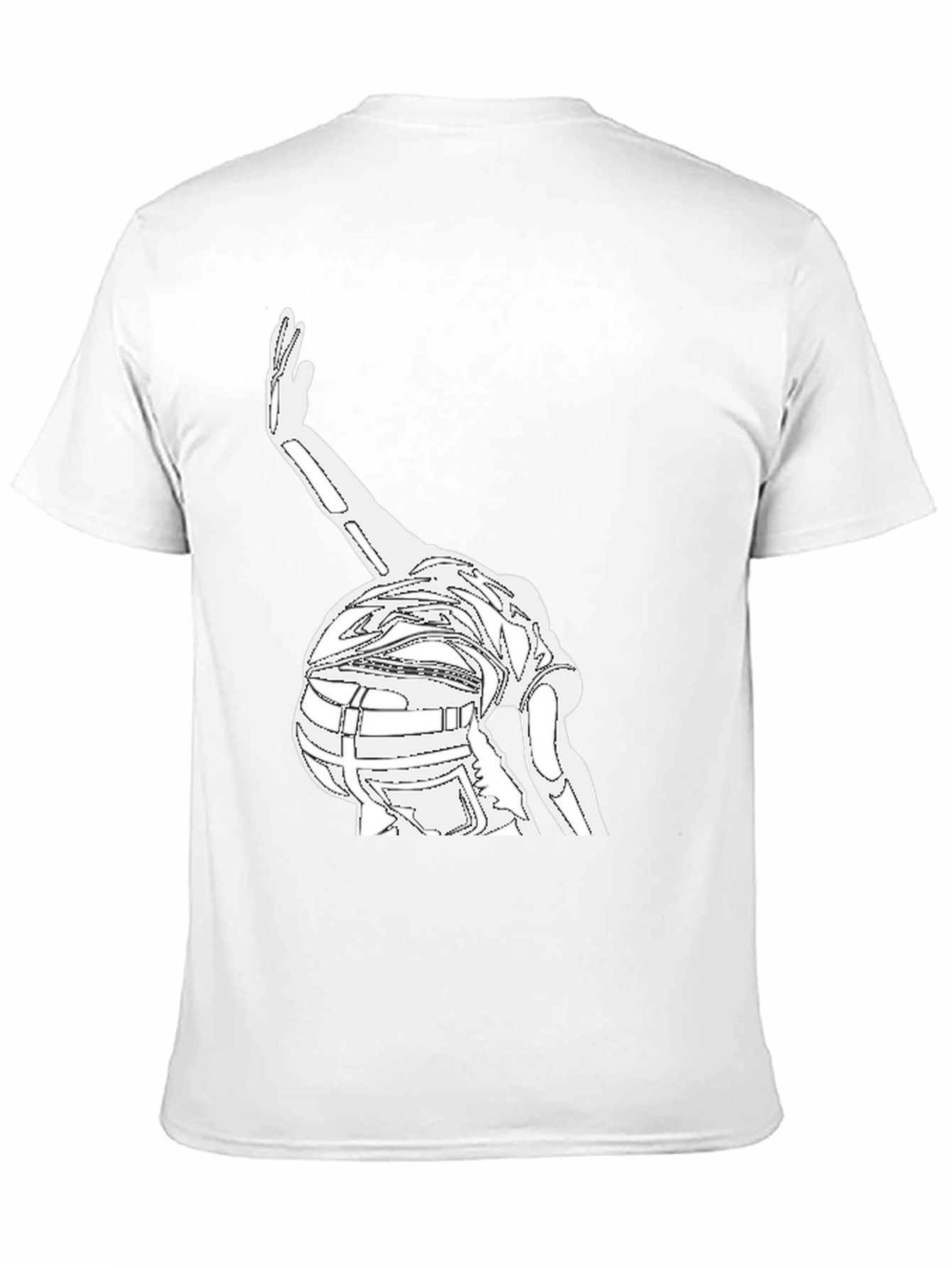 Outline Dancer Graphic Black T-Shirt