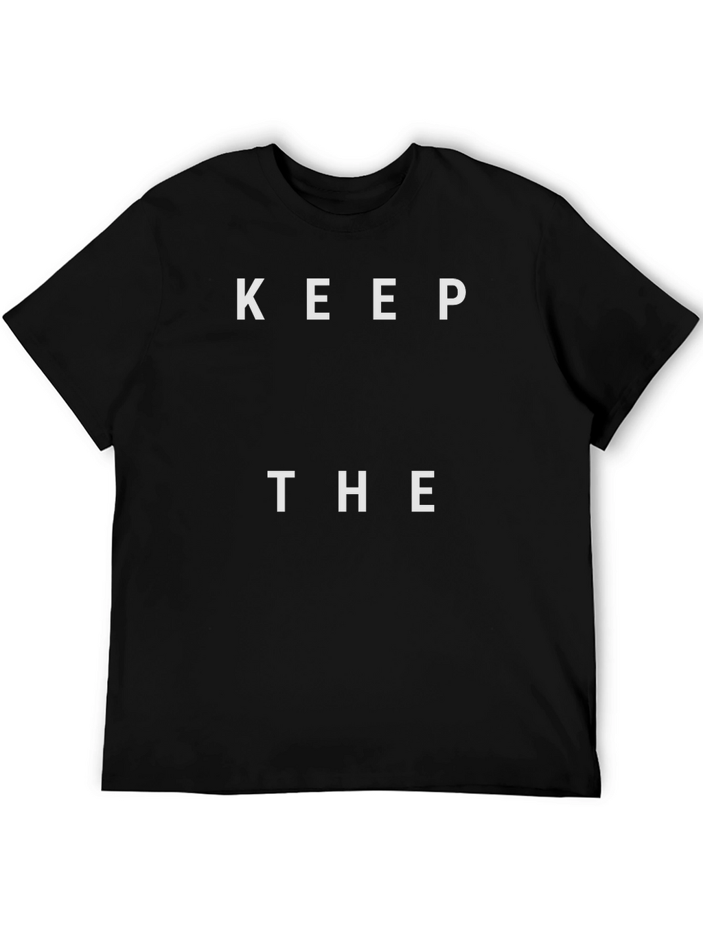 Keep The T-Shirt Black Crewneck