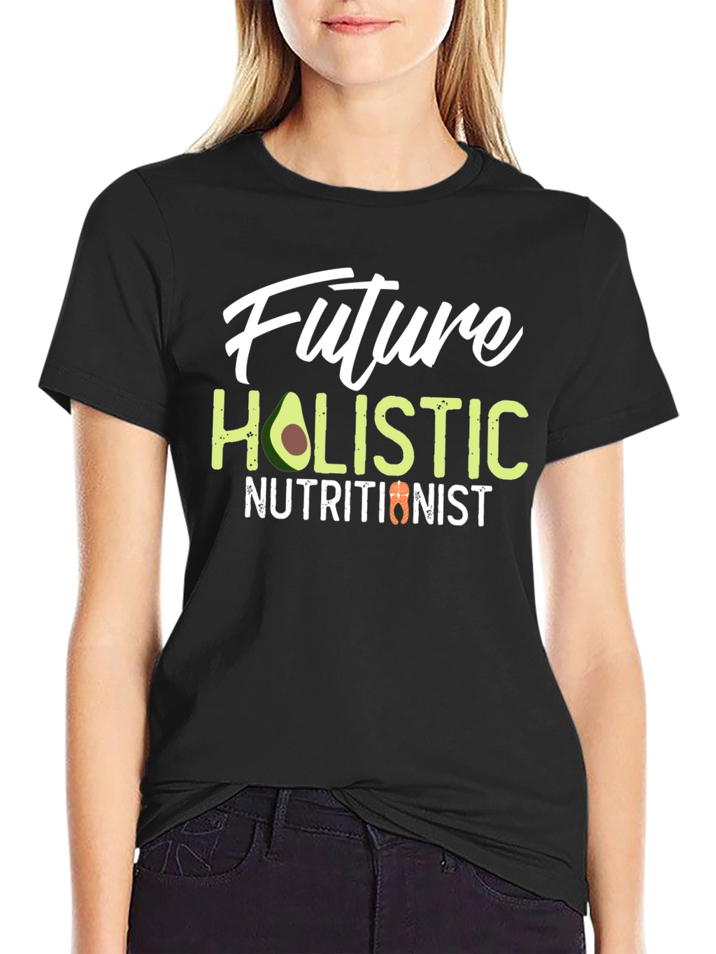 Future Holistic Nutritionist Black T-Shirt