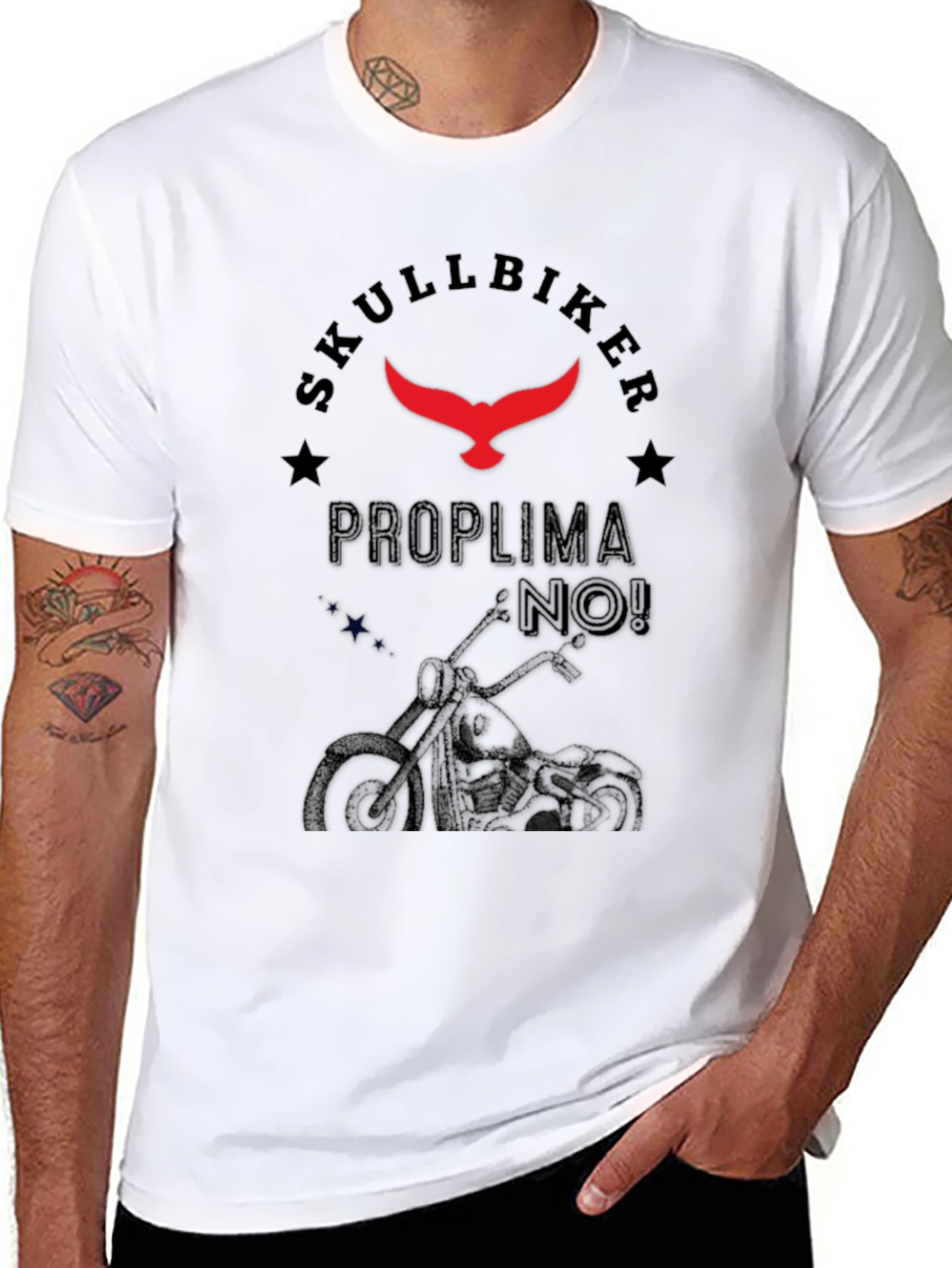 Skullbiker T-Shirt - Proplima No!
