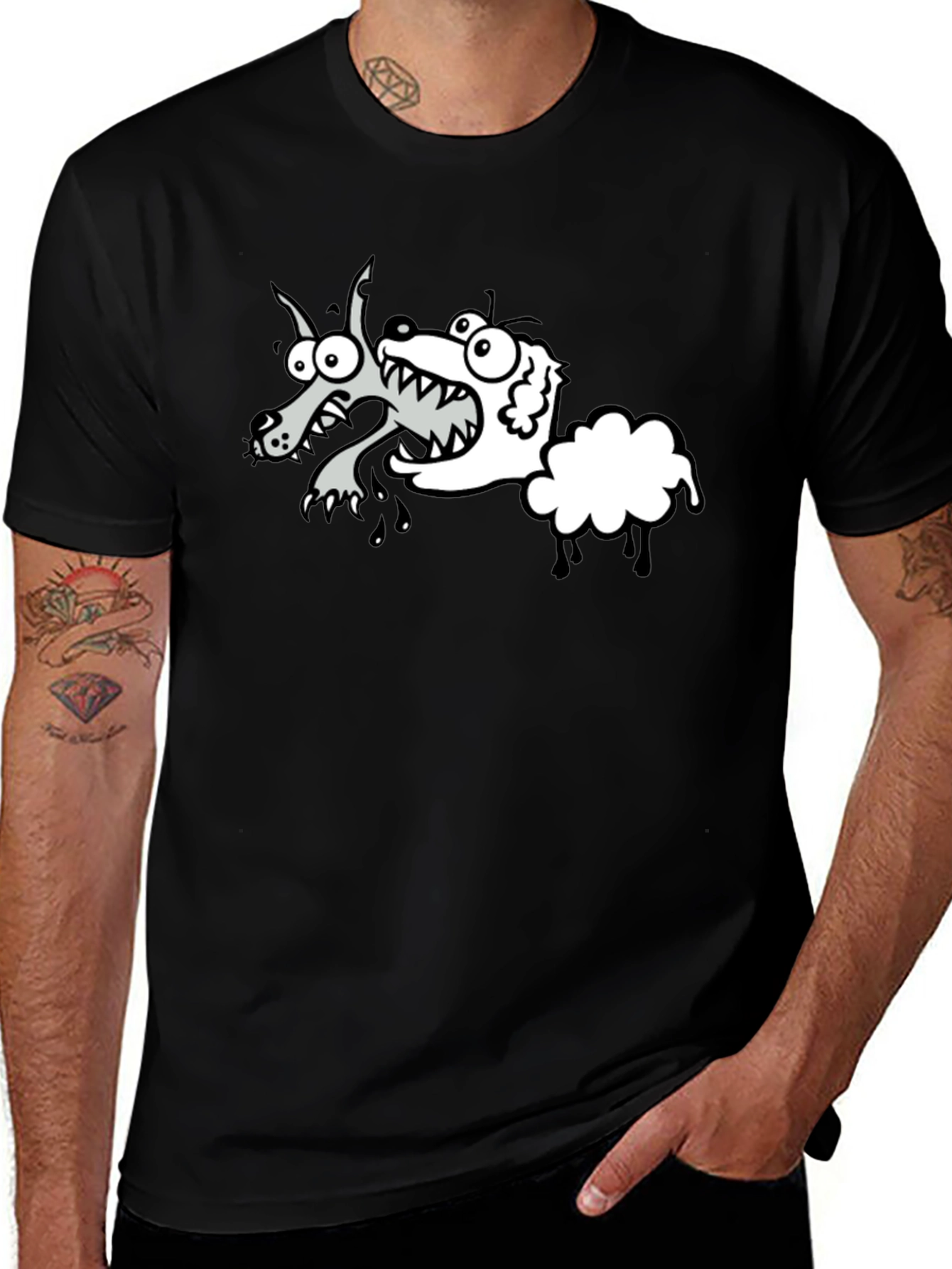 Wolf in Sheeps Clothing Graphic T-Shirt