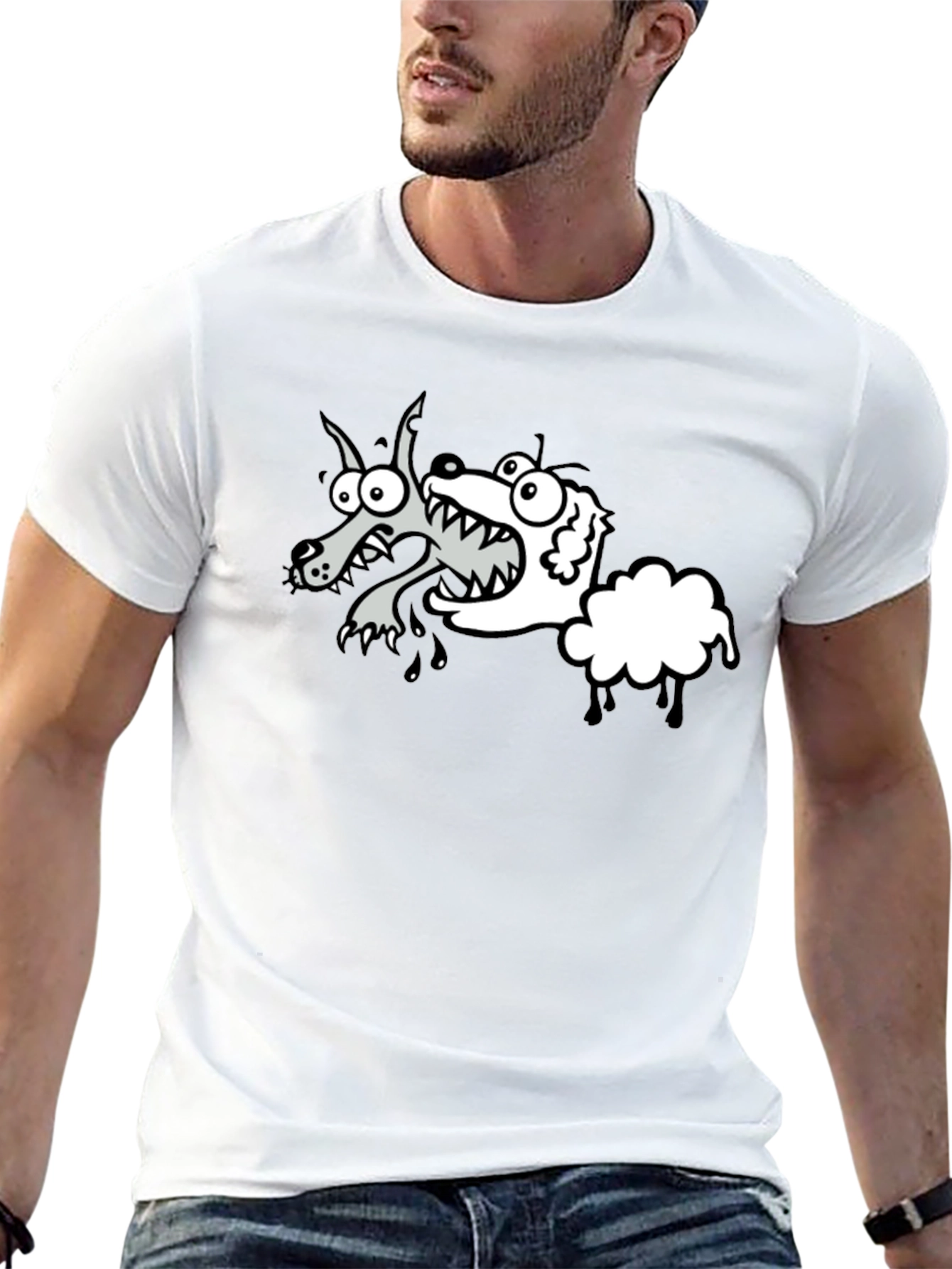 Wolf in Sheeps Clothing Graphic T-Shirt