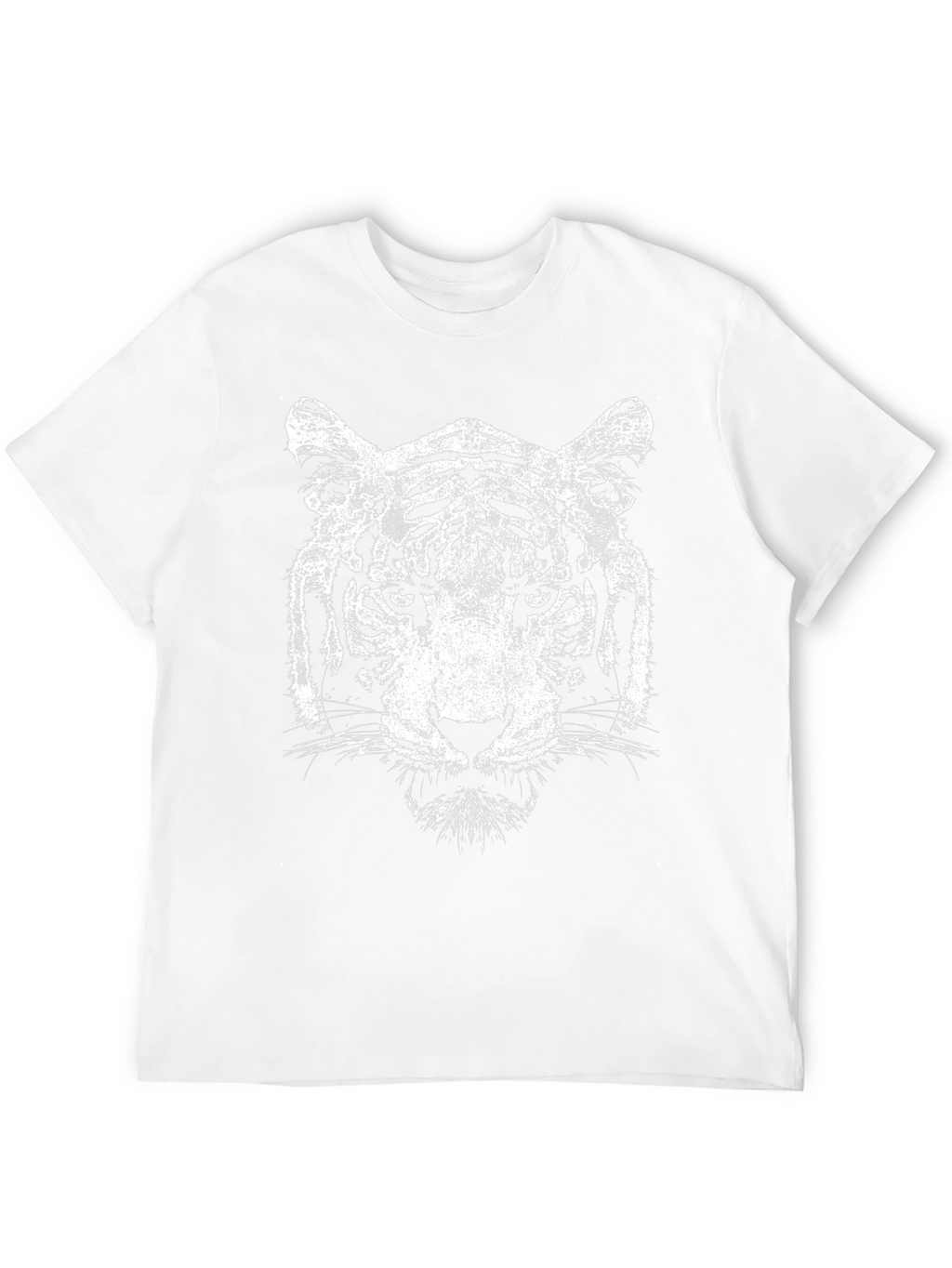 Tiger Graphic Tee - Distressed Print