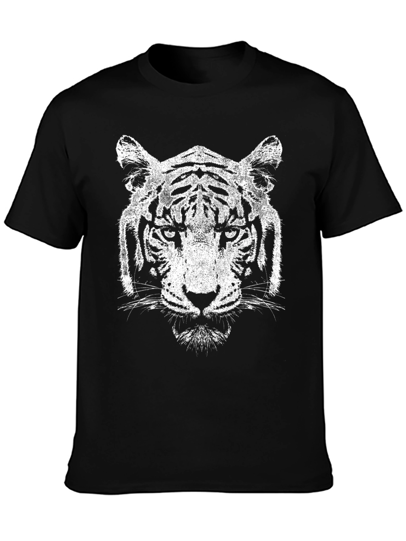 Tiger Graphic Tee - Distressed Print