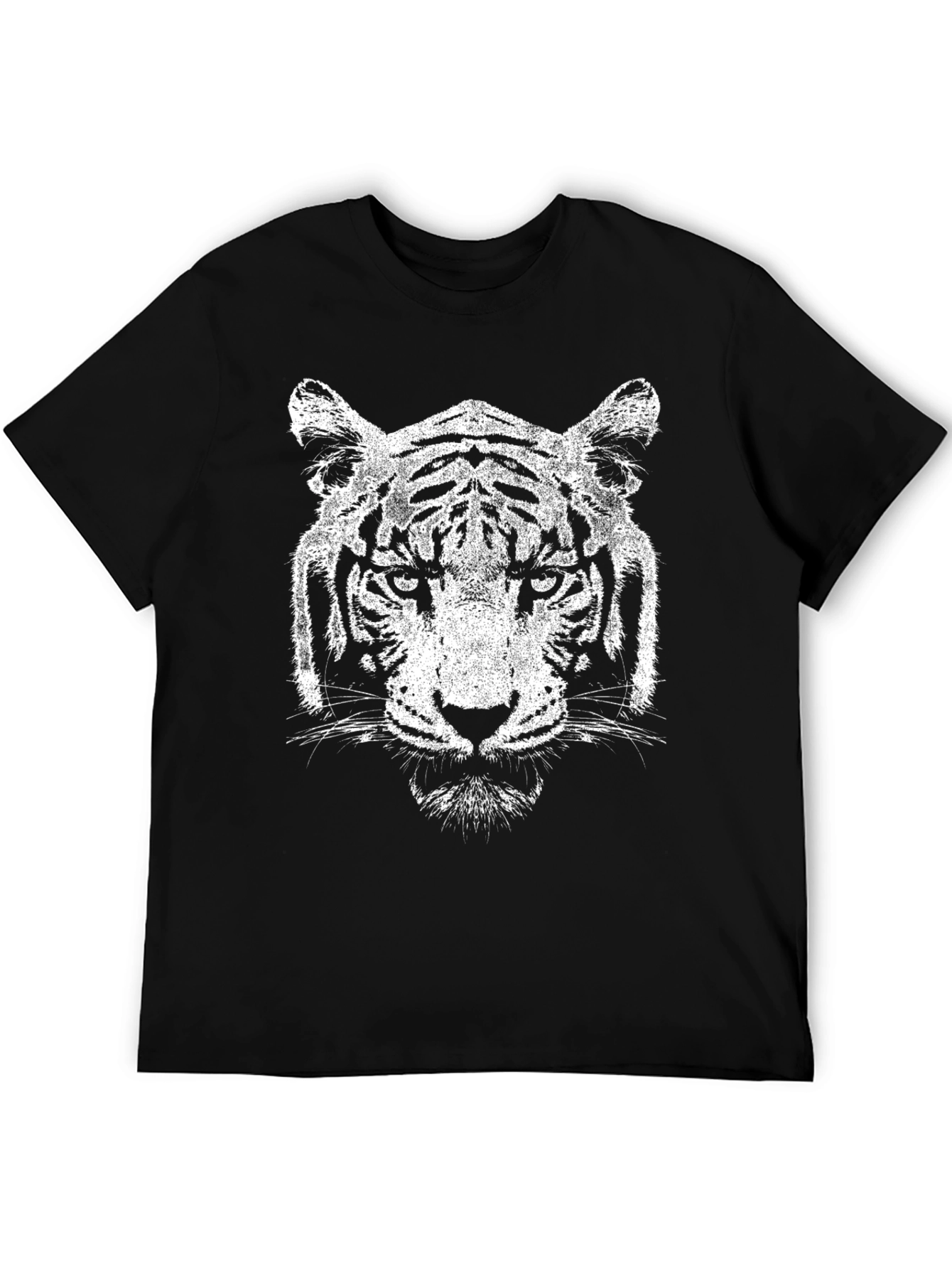 Tiger Graphic Tee - Distressed Print