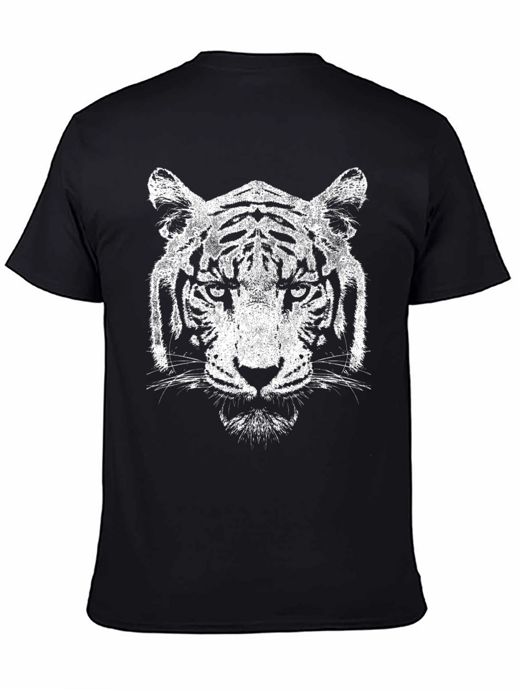 Tiger Graphic Tee - Distressed Print