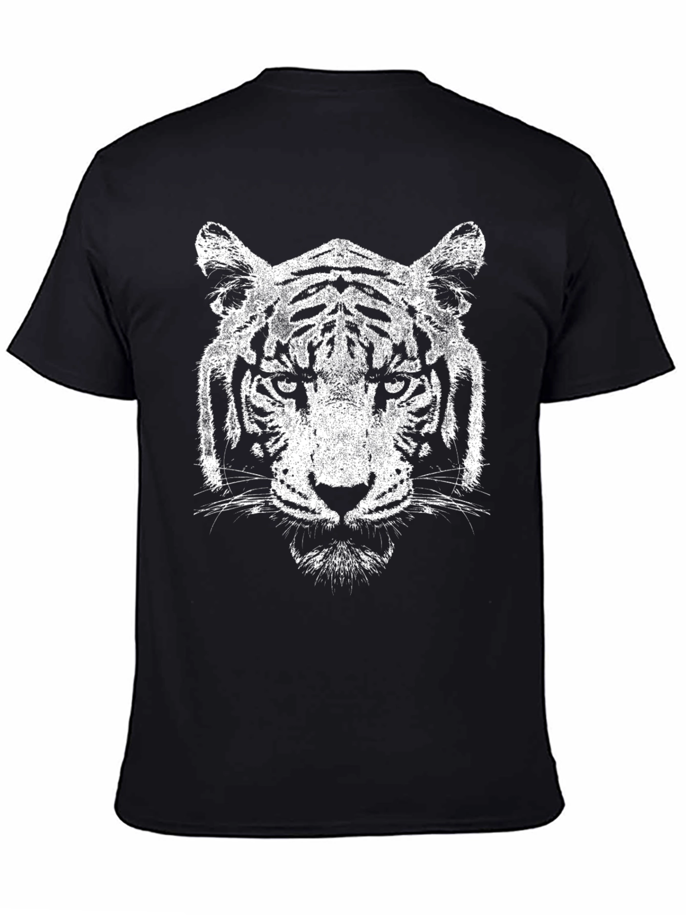 Tiger Graphic Tee - Distressed Print