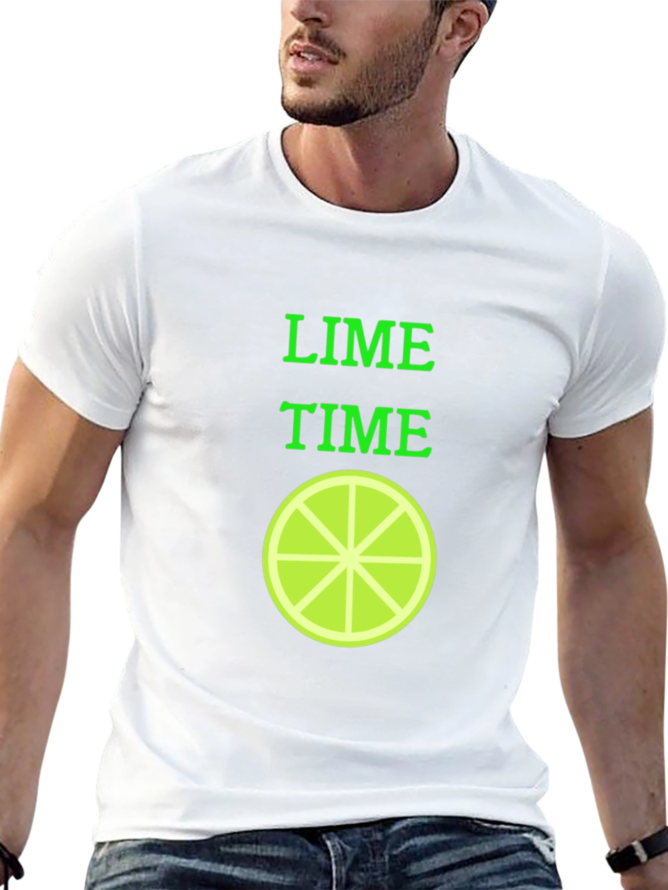 Lime Time Graphic T-Shirt - Trendy Fruit Design
