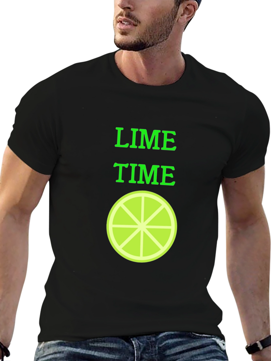 Lime Time Graphic T-Shirt - Trendy Fruit Design