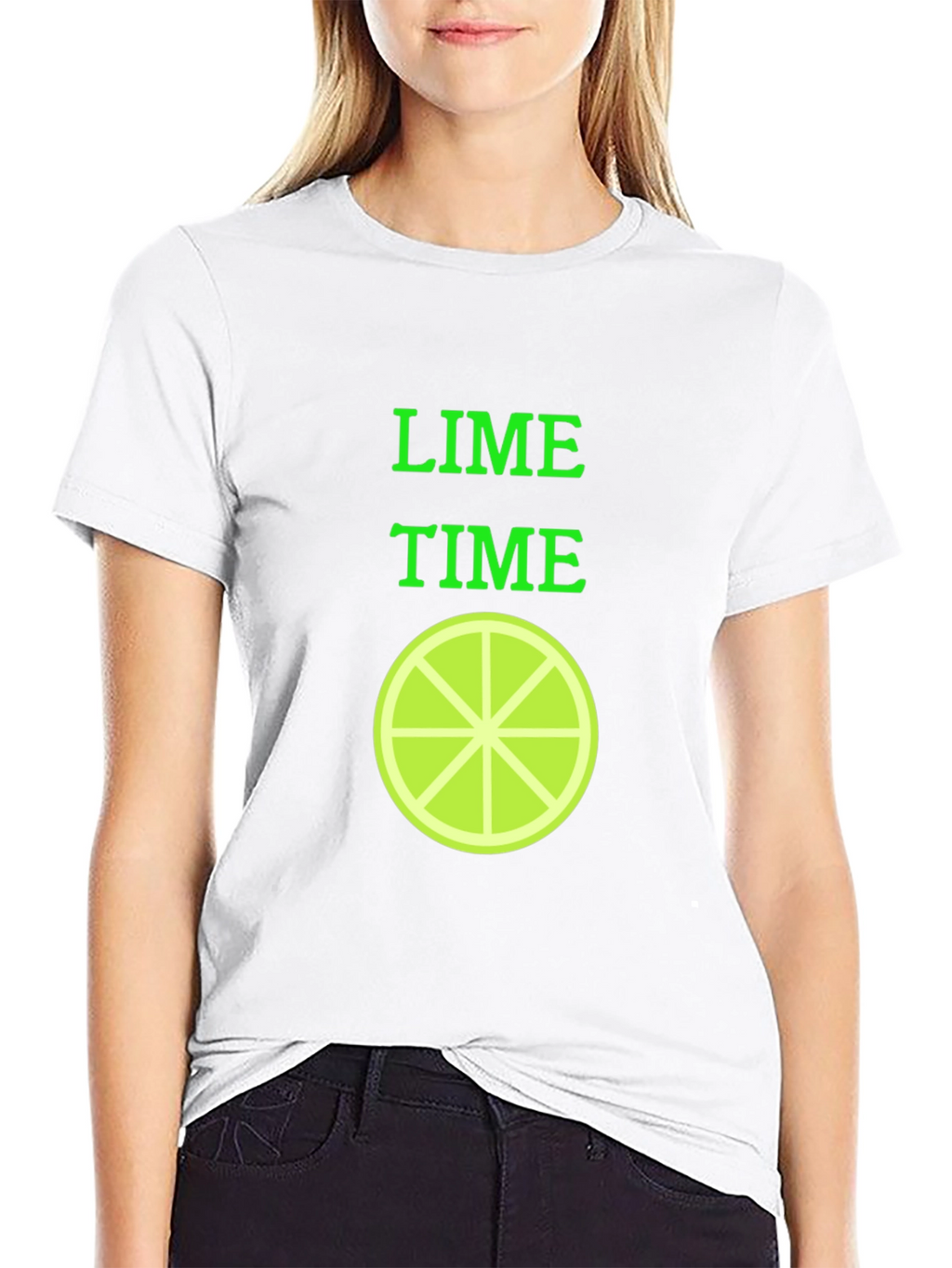 Lime Time Graphic T-Shirt - Trendy Fruit Design