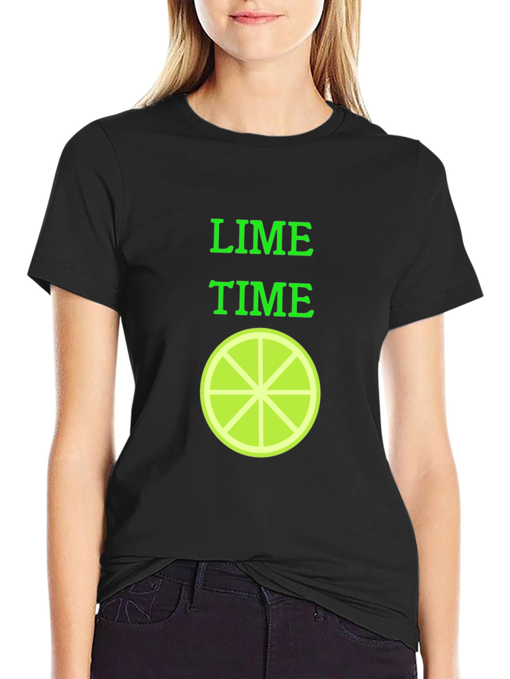 Lime Time Graphic T-Shirt - Trendy Fruit Design
