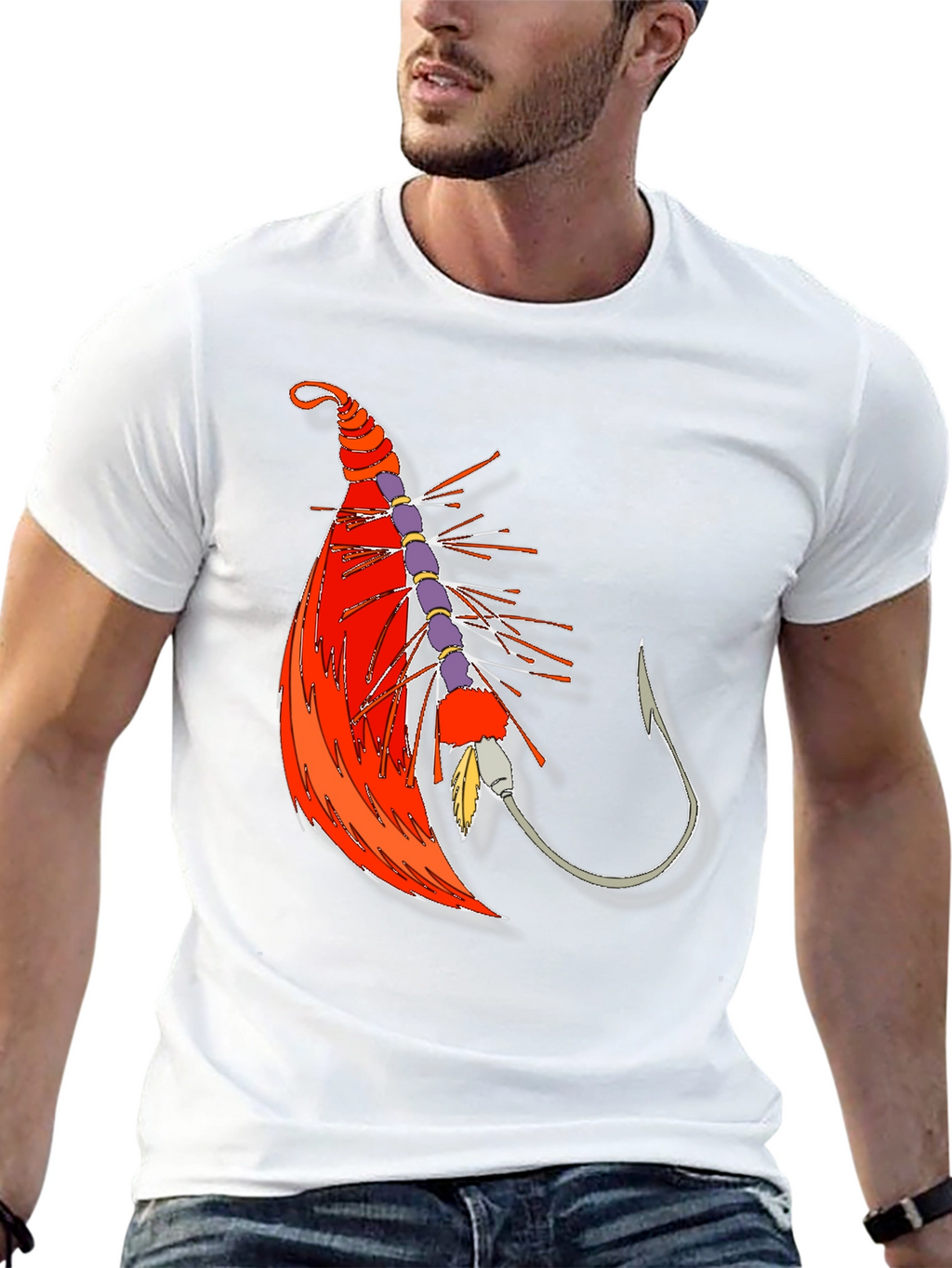 Fishing Lure Graphic Tee - Stylish Angler Apparel