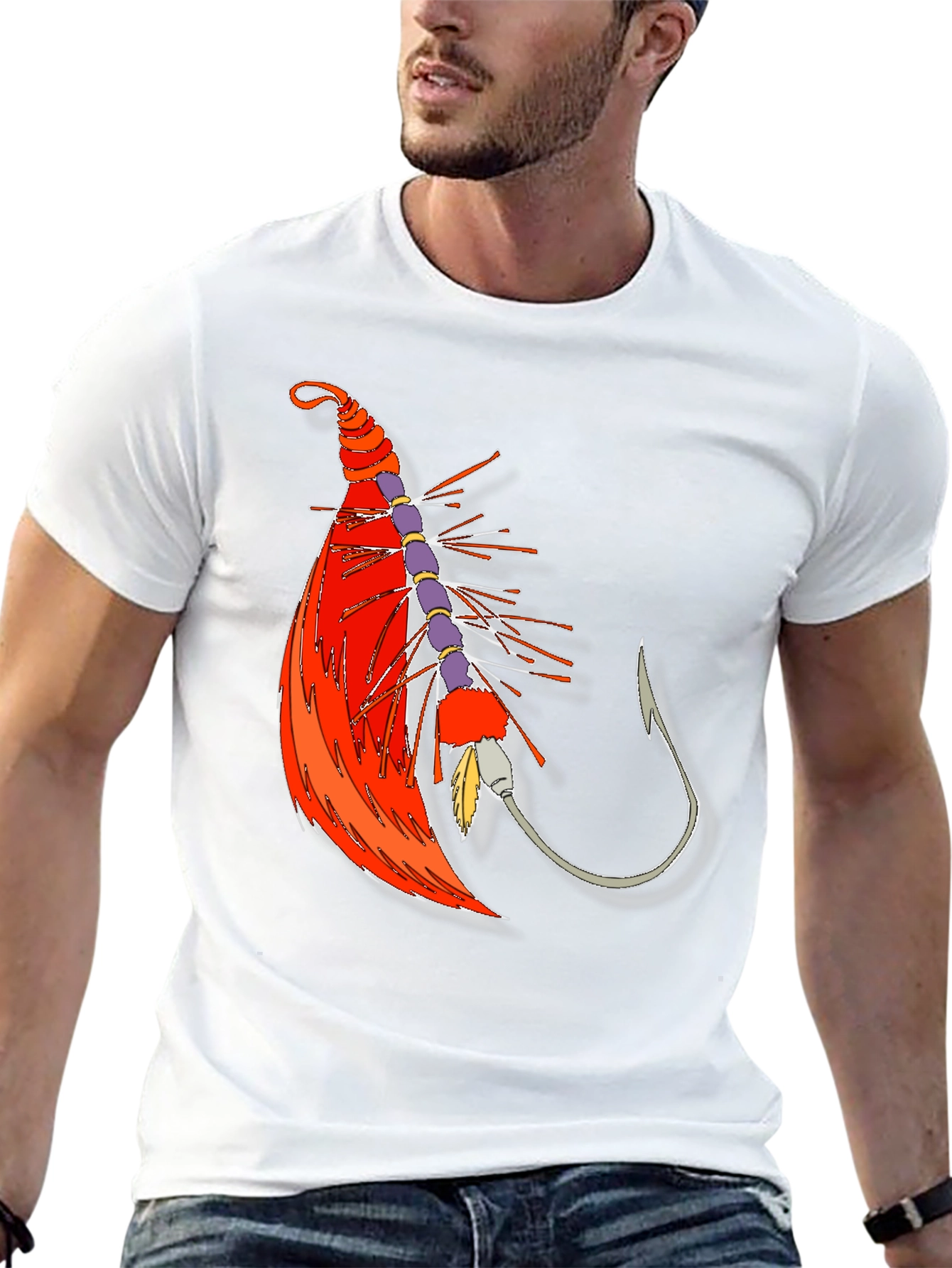 Fishing Lure Graphic Tee - Stylish Angler Apparel