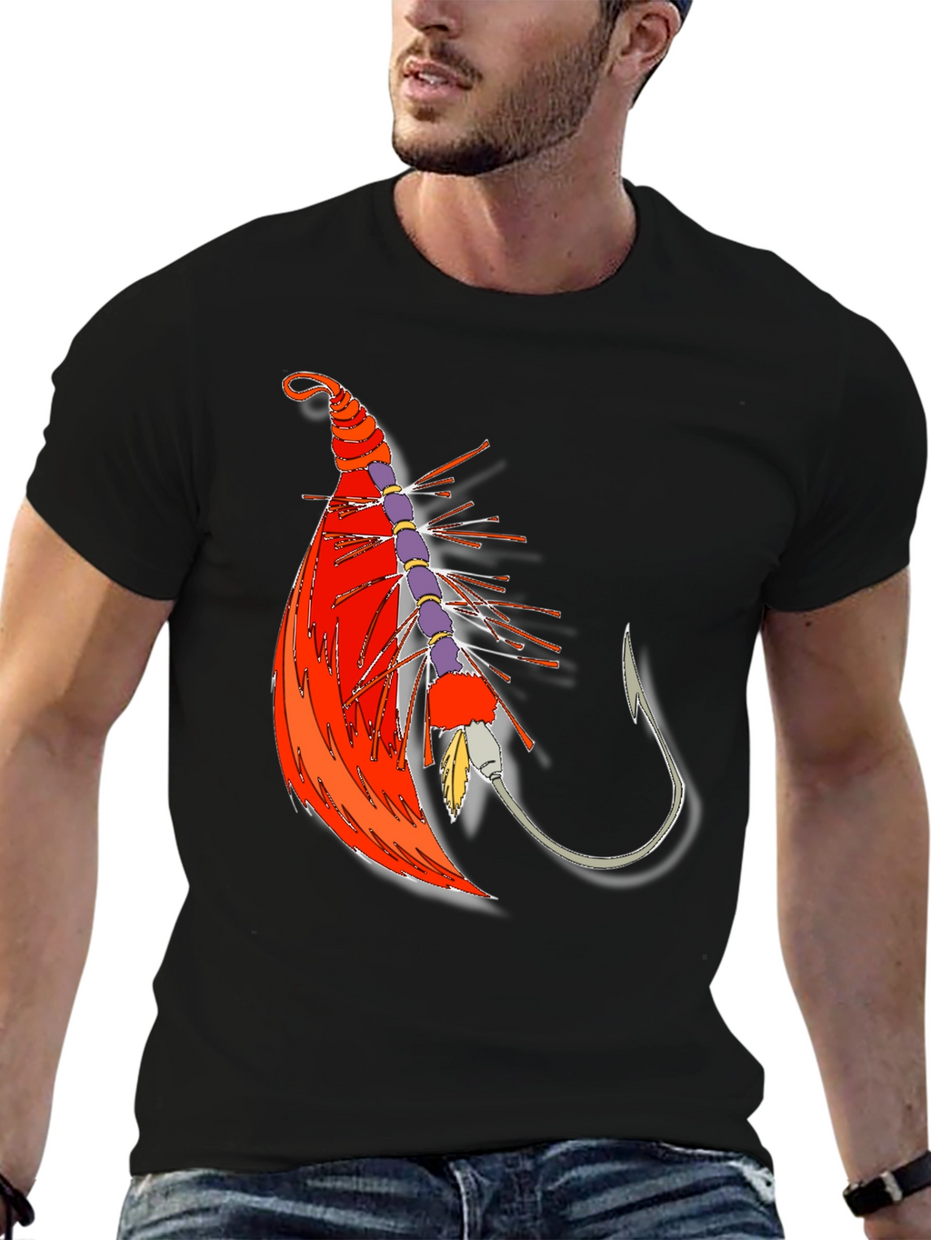 Fishing Lure Graphic Tee - Stylish Angler Apparel