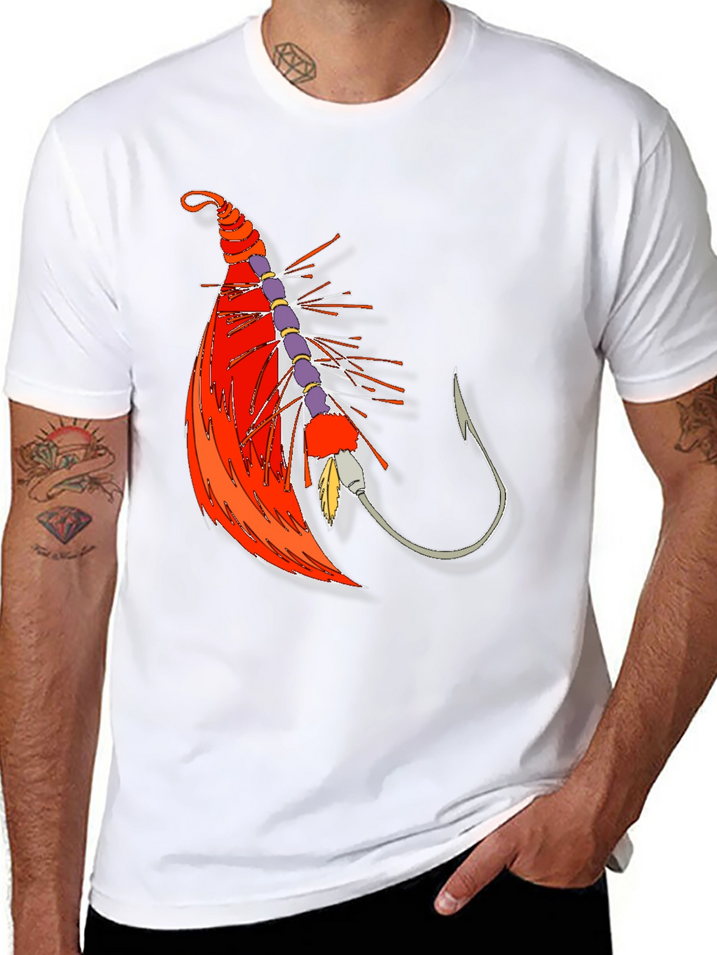 Fishing Lure Graphic Tee - Stylish Angler Apparel