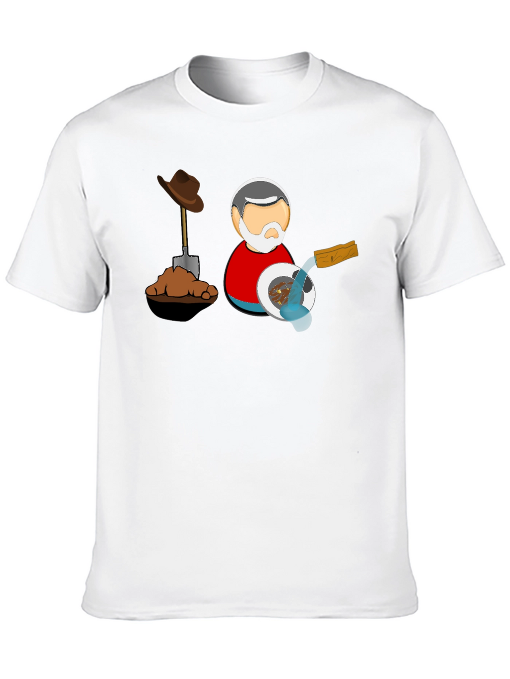 Gold Panning Black T-Shirt