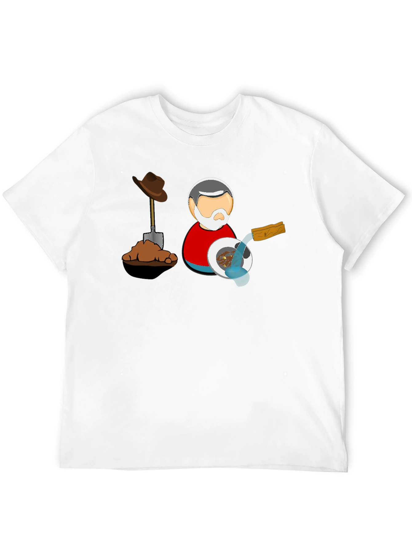 Gold Panning Black T-Shirt