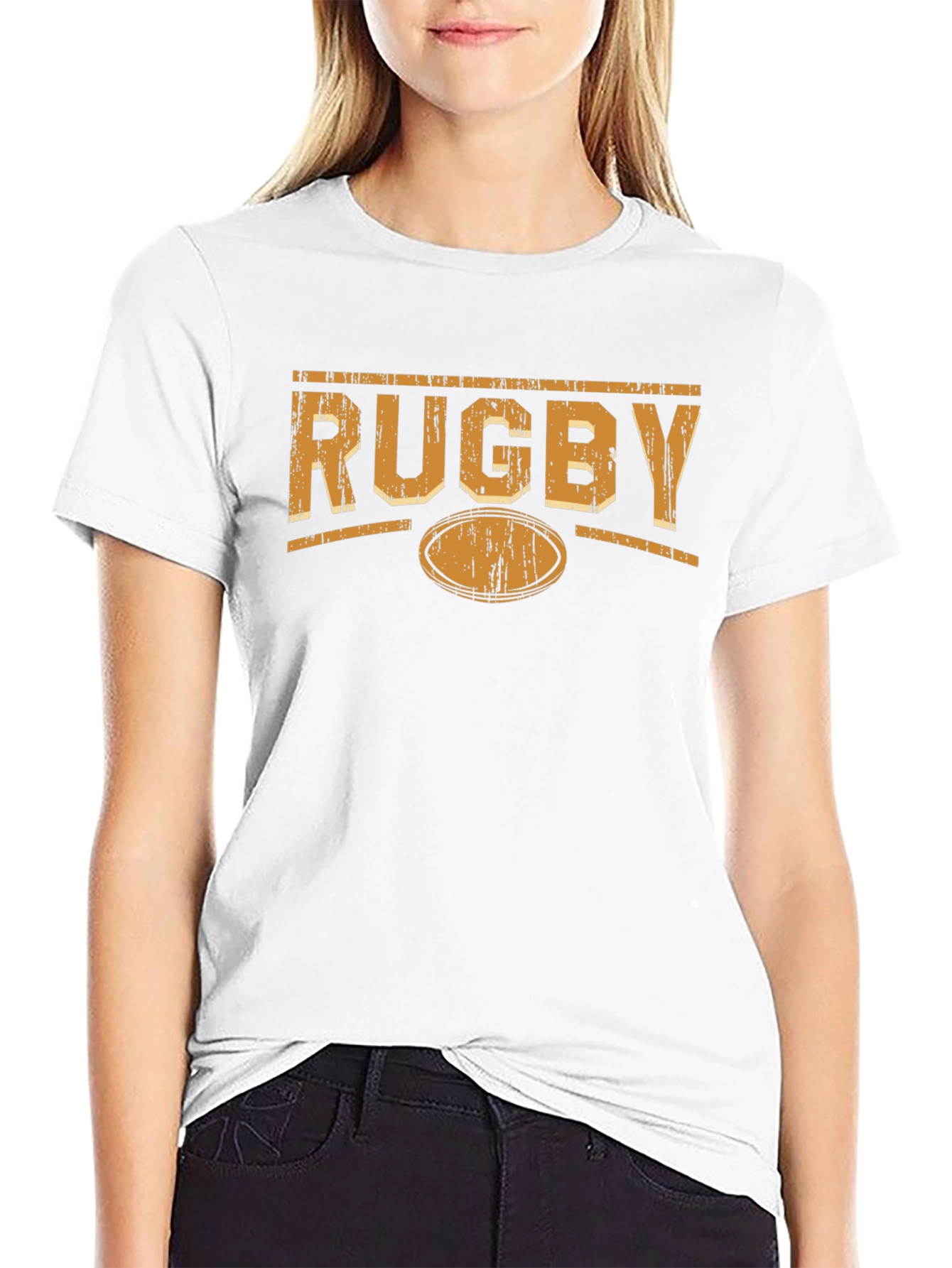 Rugby Graphic Black T-Shirt