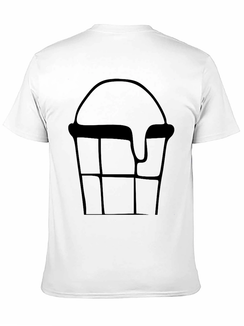 Ice Cream Cone Graphic Tee - Black Cotton T-Shirt