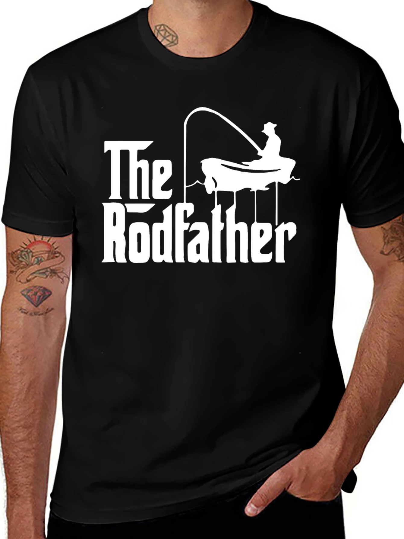 The Rodfather Fishing T-Shirt - Angler Gift