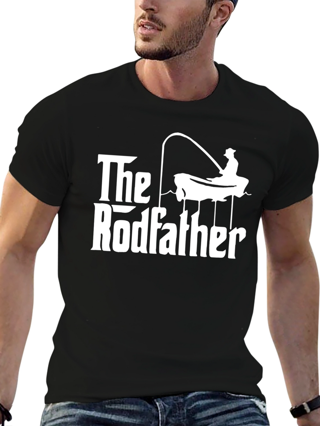 The Rodfather Fishing T-Shirt - Angler Gift