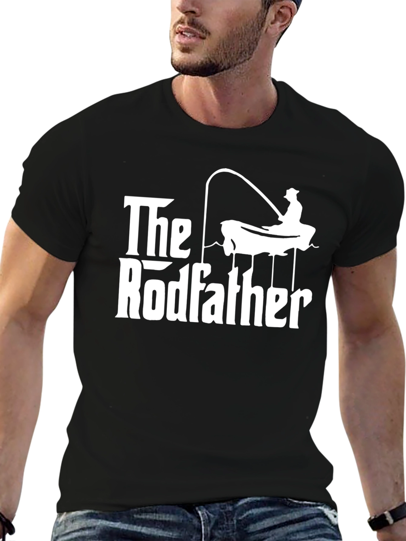 The Rodfather Fishing T-Shirt - Angler Gift
