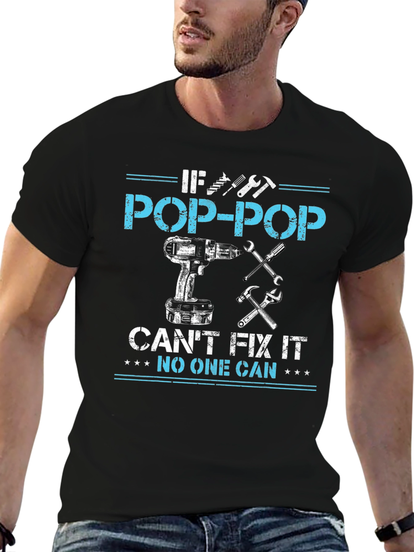 Pop-Pop Fix-It T-Shirt: Best Grandpa Gift