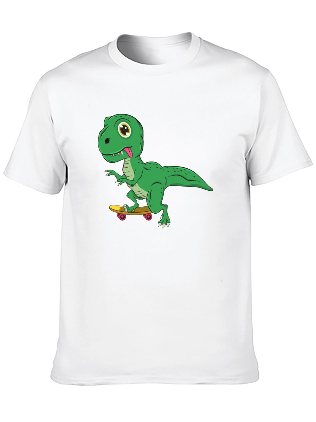 Skateboarding Dinosaur Graphic Tee