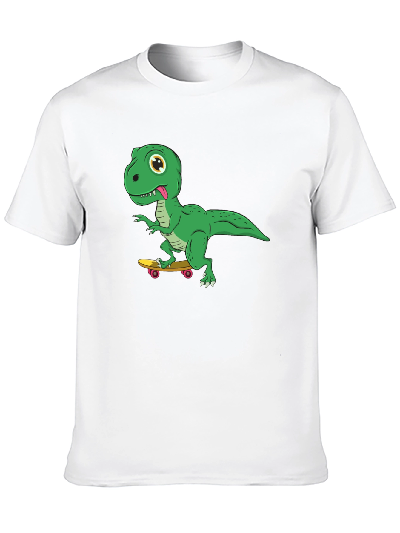 Skateboarding Dinosaur Graphic Tee