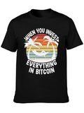 Bitcoin Investment Graphic Tee - Relax and Invest!