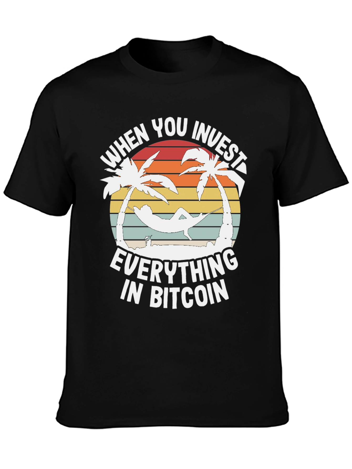 Bitcoin Investment Graphic Tee - Relax and Invest!