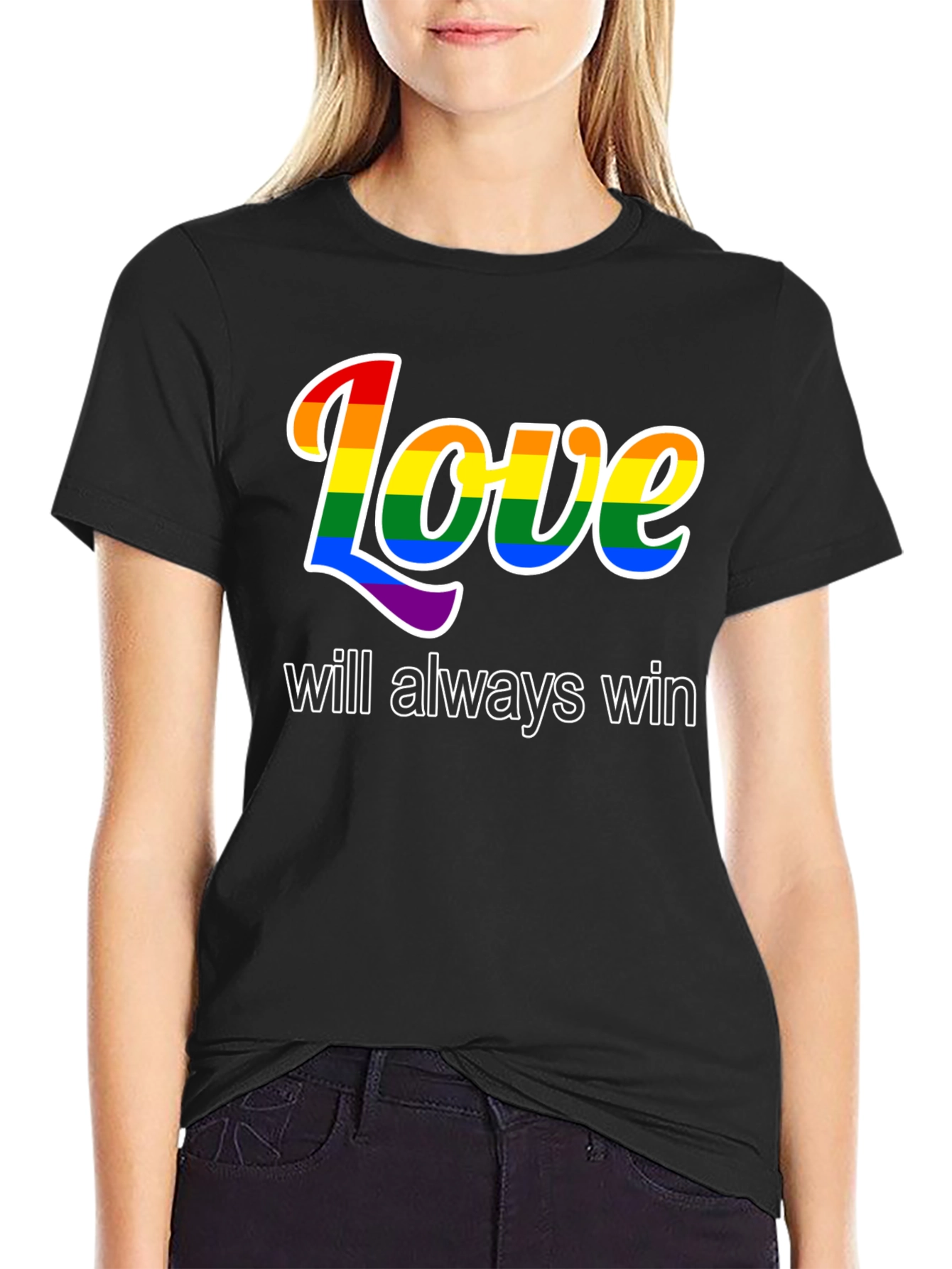 Love Will Always Win LGBTQ+ Pride T-Shirt