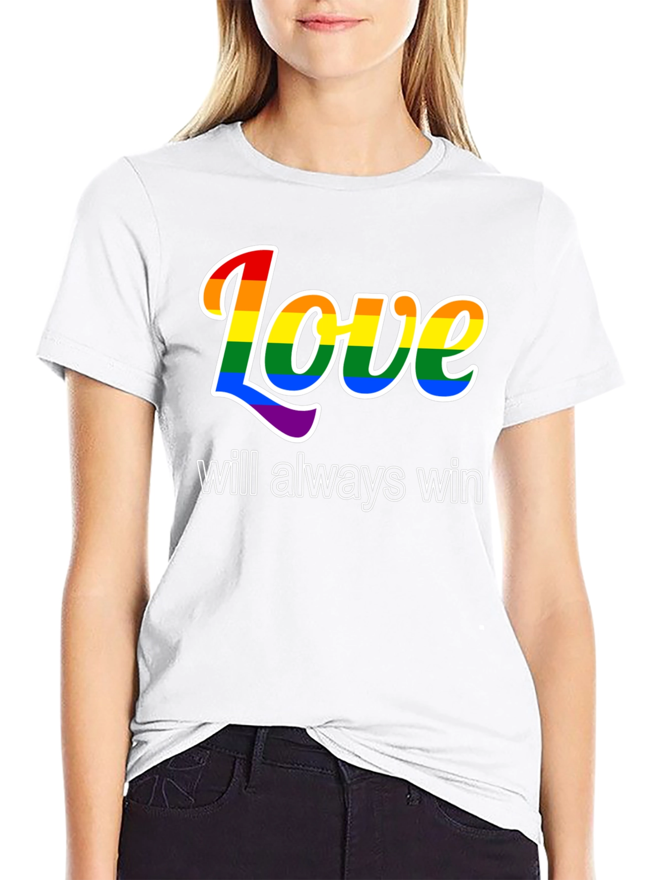 Love Will Always Win LGBTQ+ Pride T-Shirt