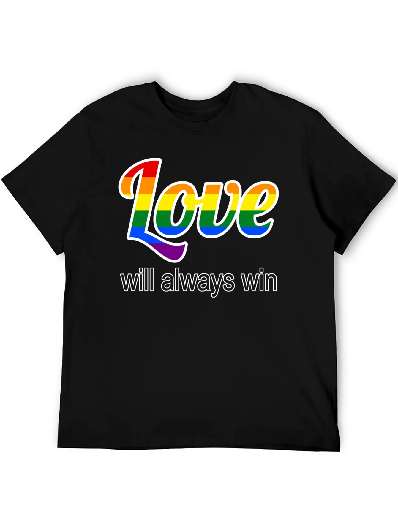 Love Will Always Win LGBTQ+ Pride T-Shirt